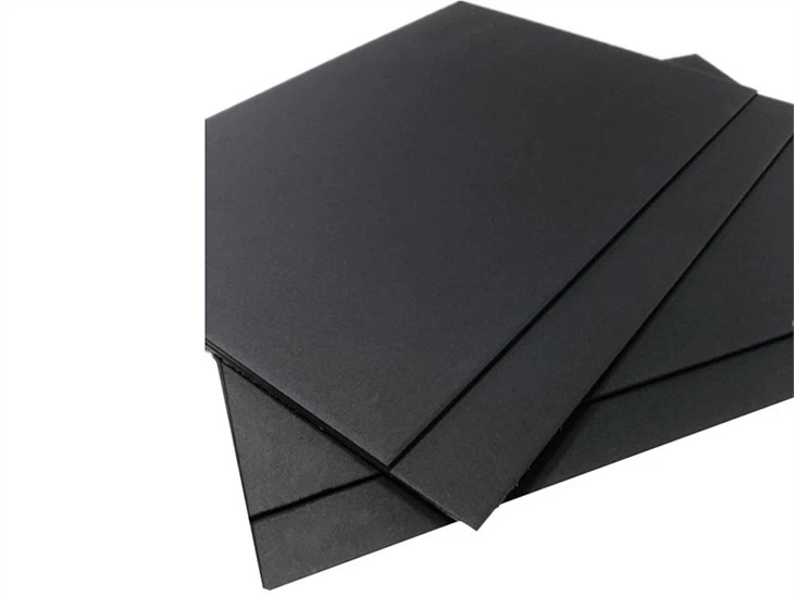 black cardboard for packaging boxes